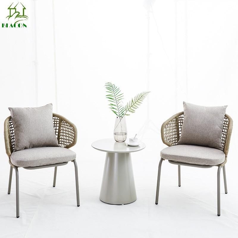 Waterproof Simple Garden Furniture Aluminum Patio Table Set