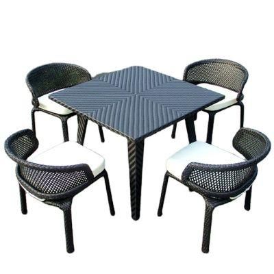 Courtyard Dining Table Sets Outdoor Rattan Table and Chairs