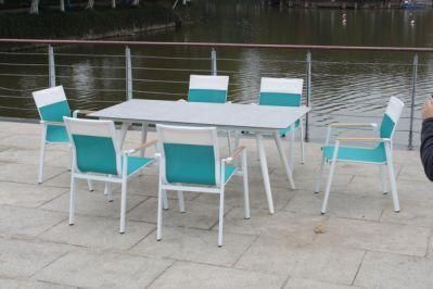 European Outdoor OEM Customized Patio Fire Pit Outside Dining Table