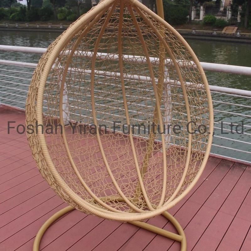 Leisure Ways Hanging Chair Rattan Outdoor Furniture Garden Swing Set