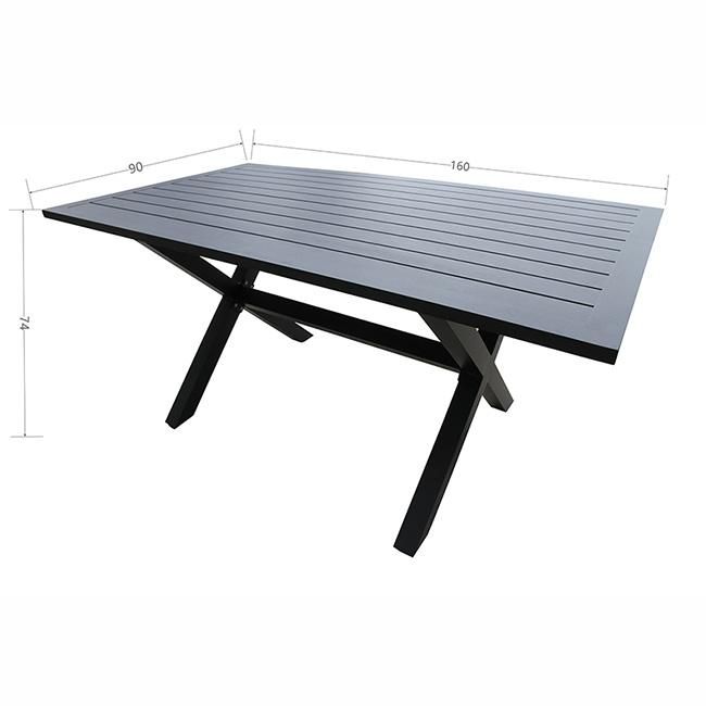 New Metal OEM 9 Piece Patio Cheap Outdoor Dining Set