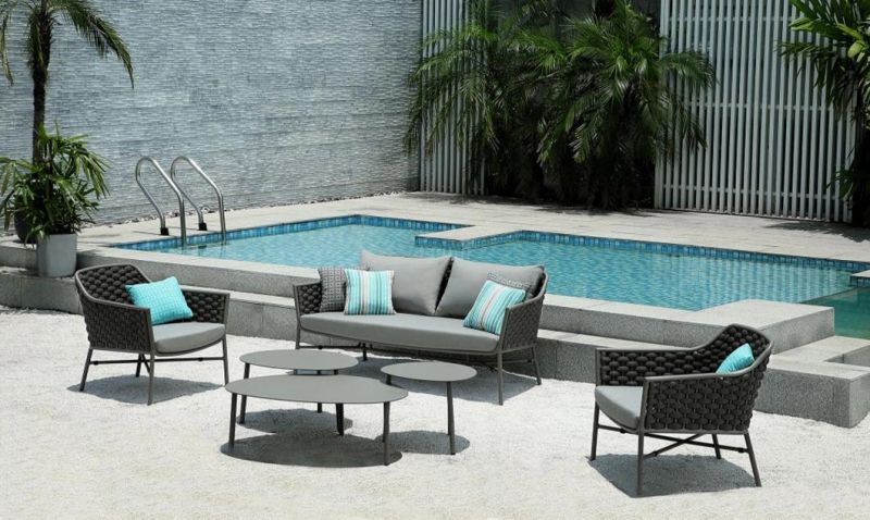 Factory Price Wholesale High Quality Aluminum Outdoor Furniture Sofa Set