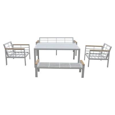Modern Bar Darwin Wrapped Paper/ Carton Box Dining Table Set Balcony Rattan Sofa