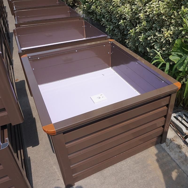 Custom Outdoor or Indoor Metal Flower Large Gardem Planters Box