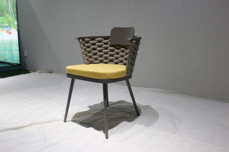 Hand Weaving Aluminium Chair Outdoor Home Use and Patio Garden Furniture