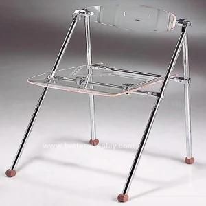 Clear Acrylic Plastic Folding Chair (BTR-Q3018)
