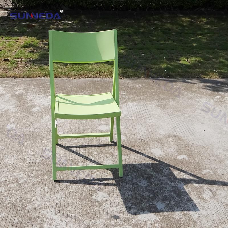 Patio Modern Outdoor Green Aluminum Dining Table Set