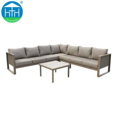Leisure Garden Furniture Home Outside Use Aluminum Sectional Sofa Set