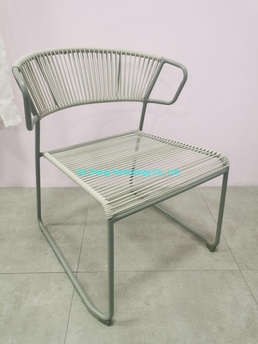 Factory Wholesale Garden PE Rattan Chair Balcony Restaurant Patio Furniture Set Outdoor Dining Chairs