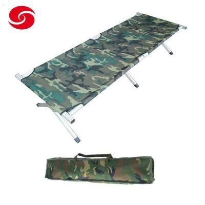 High Quality Camouflage Travel Camping Equipment Military Cot Bed