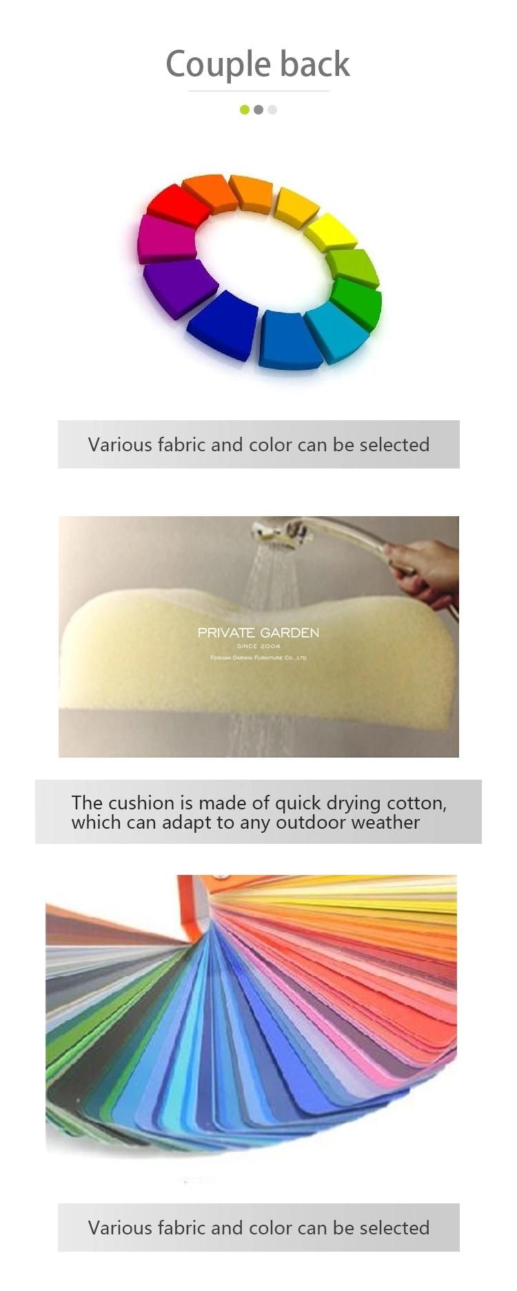 Garden Simple Darwin or OEM Carton Package Rope Outdoor Chair