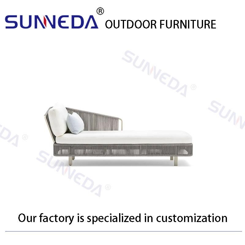 Disassembly Structure Camping Studio Vine Metal Lounger Sofa Furniture Set