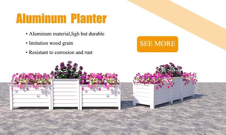 Custom Outdoor or Indoor Metal Flower Large Gardem Planters Box