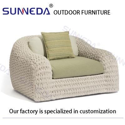 Luxury Modern Design Garden Aluminum Outdoor UV Furniture Sofa