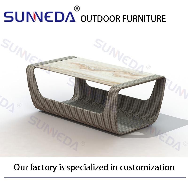 Garden Alu Rattan Compact Outdoor Loveseat