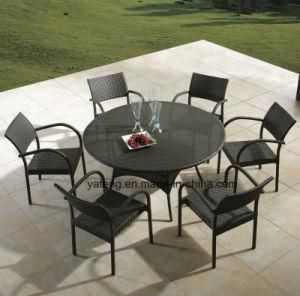 Big Loading Quantity Cheap Outdoor Garden Furniture Dining Set with Chair &amp; Table (YT238)