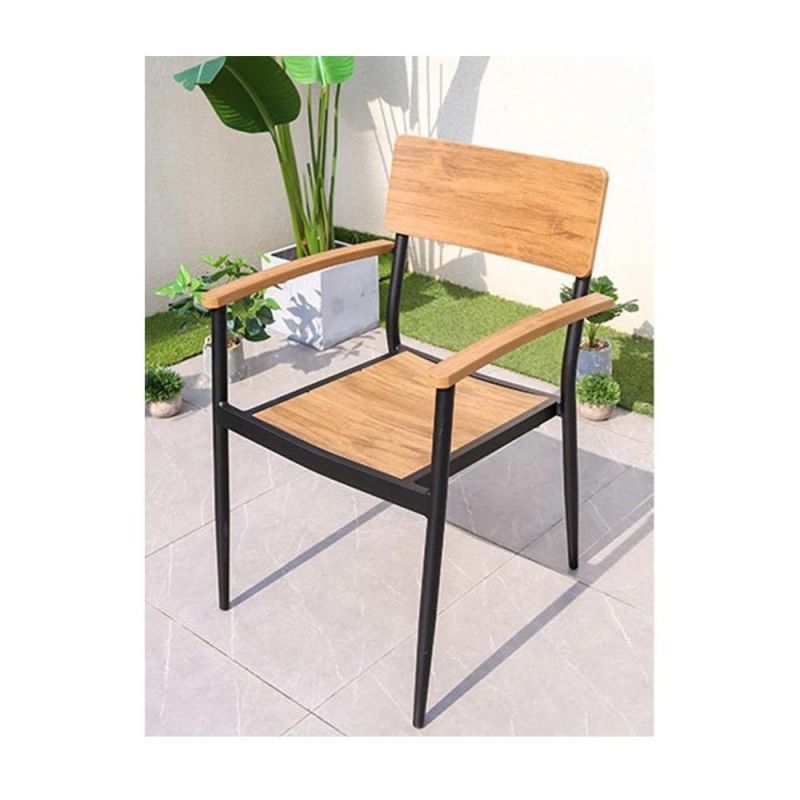 Balcony New Aluminum Metal Furniture Design Luxury Outdoor Dining Sets Garden Furniture Patio Chair Set