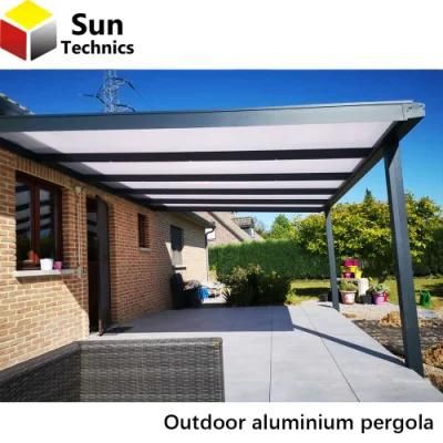 Customized Metal Aluminum Modern Patio Cover Roof Pergola Profiles