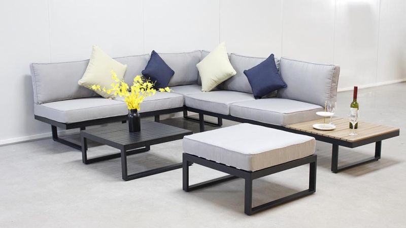 Aluminum Home Furniture Combination Set Outdoor Waterproof Cushion Sofa Wholesale