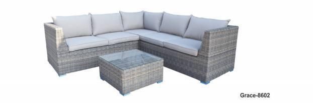 Outdoor Furniture Used on Rattan Leisure Outdoor Sofa Set