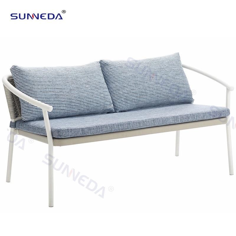 Aluminum Rattan Simpel Commercial Outdoor Garden Sofa Set Furniture