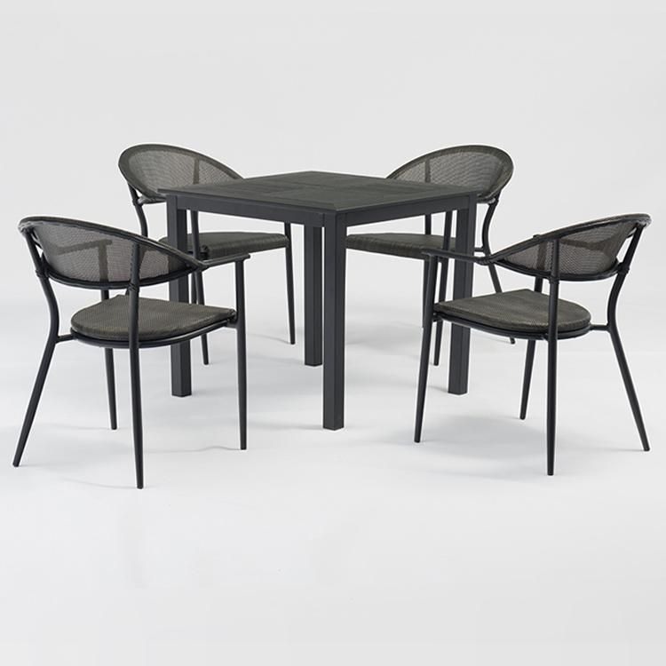 Weatherproof Furniture Outdoor Garden Sets Aluminum Chair and Table