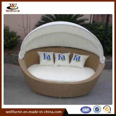 Well Furnir All Weather Wicker Daybed