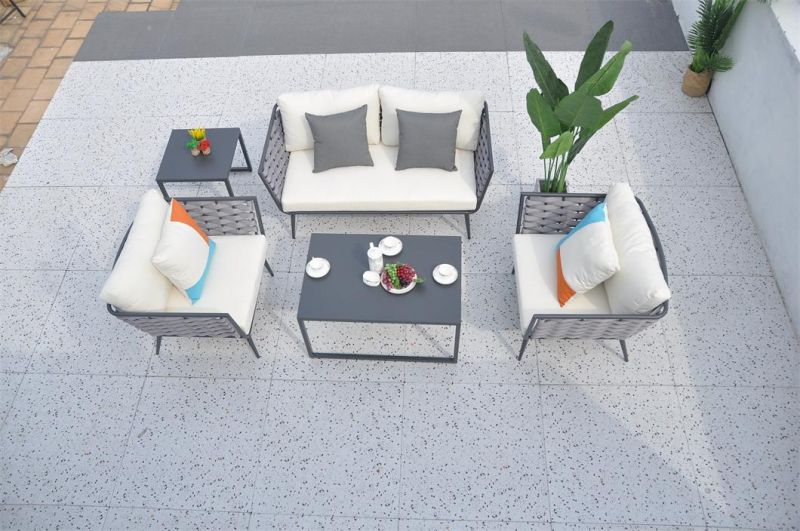 Modern Garden Furniture Sofa Patio Rattan Outdoor Lounge Set Hotel Home Leisure Sofa Set