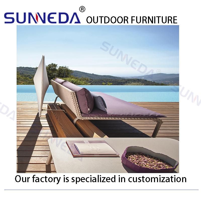 Outdoor Furnitures Garden Leisure Luxury Woven Rattan Wicker Sofas with Chairs Table