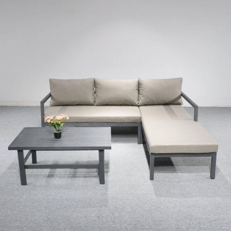 Indoor Leisure New Darwin Wrapped Paper/ Carton Box Backyard Couch Aluminum Outdoor Sofa