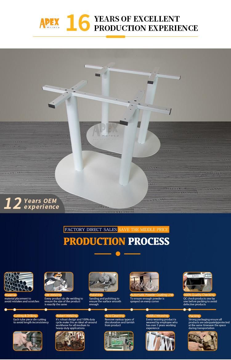 High Quality Outdoor Iron Table Support Retuarant Hotel Table Base