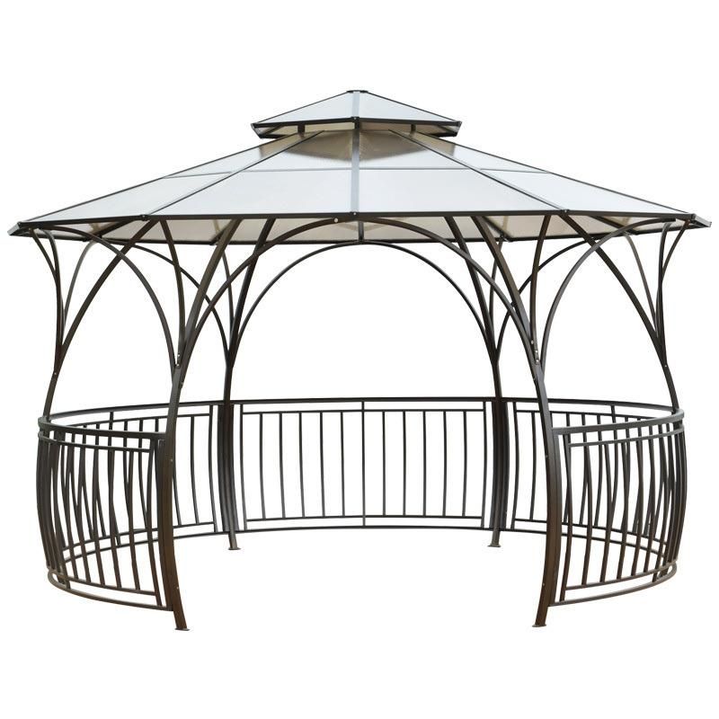 Outdoor Pavilion Courtyard Villa Iron Gazebo