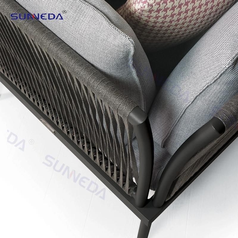Luxury Design Poolside Outdoor Hotel Simple Leisure Sofa Set