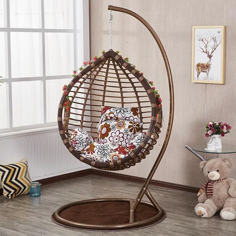 Fashionable Leisure Furniture Hanging Rattan Home Garden Ergonomic Swing Chair