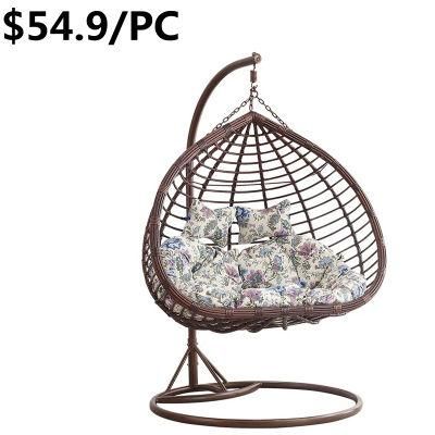 Casual Hammock Outdoor Lounge Hanging Rattan Wicker Double Swing Chair