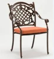 Bistro Chair Aluminum/Cast Aluminum Chair/Embossed Metal Furniture Holiday Resort Restaurant Chairs
