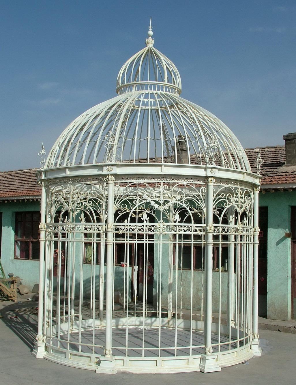 Garden Decoration Cast Iron Round Gazebo