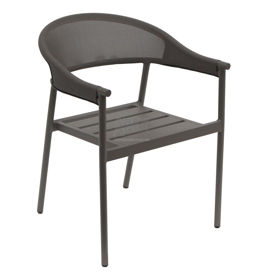 Outdoor Furniture Aluminum Textilene Armchair (AS1159- Textilene)