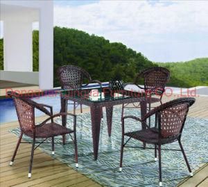 Iron Frame Rattan Garden Dining Leisure Chair (JJ-S327&557)