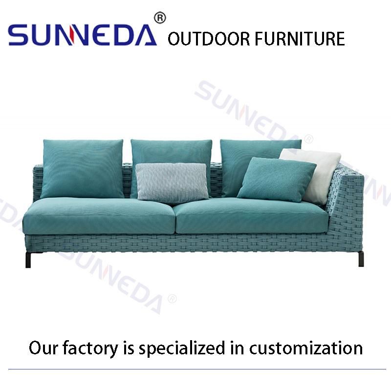 Modern Design Five-Seater Corner Sofa with Tarpaulin Cushion
