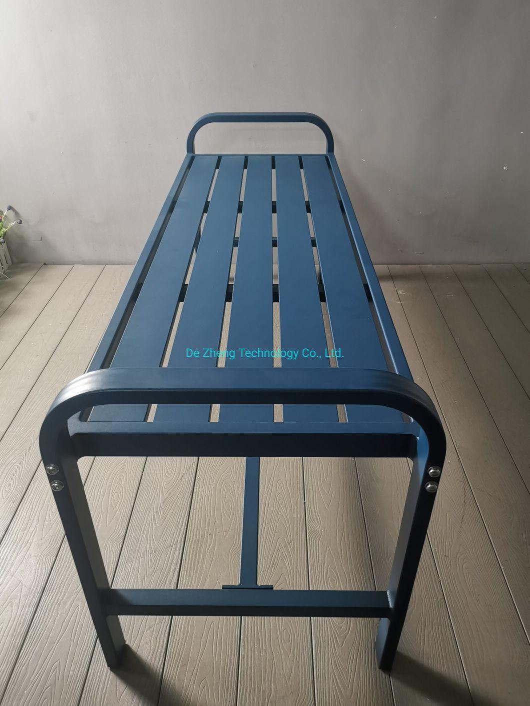 Indoor Furniture Long Bench Modern Aluminum Coffee Dinning Bench Garden Bench