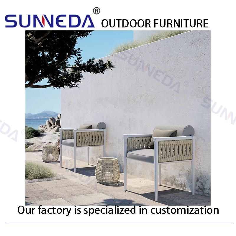 Factory Supply High Quality Comfortable Home Aesthetic Style Outdoor Sofa Set