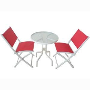 3PCS Garden Furniture Set Table Chair Set Outdoor Patio Folding Dining Table Chair Set