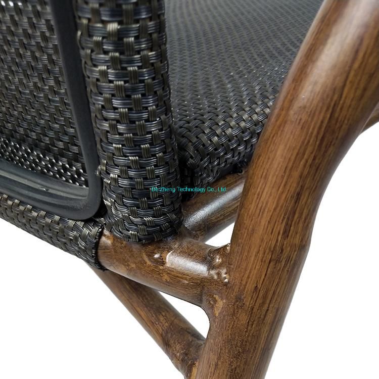 2020 Waterproof Mesh Ventilate Textilene Outdoor Leisure Dining Chair for Restaurant