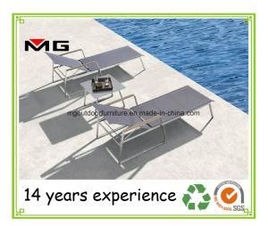 Adjustable Cozy Outdoor Chaise Lounges Furniture with Stainless Steel Frame