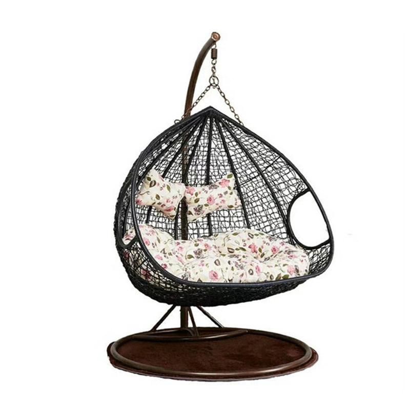 Wholesale Newest Style Home Outdoor Rattan Wicker Hanging Swing Chair