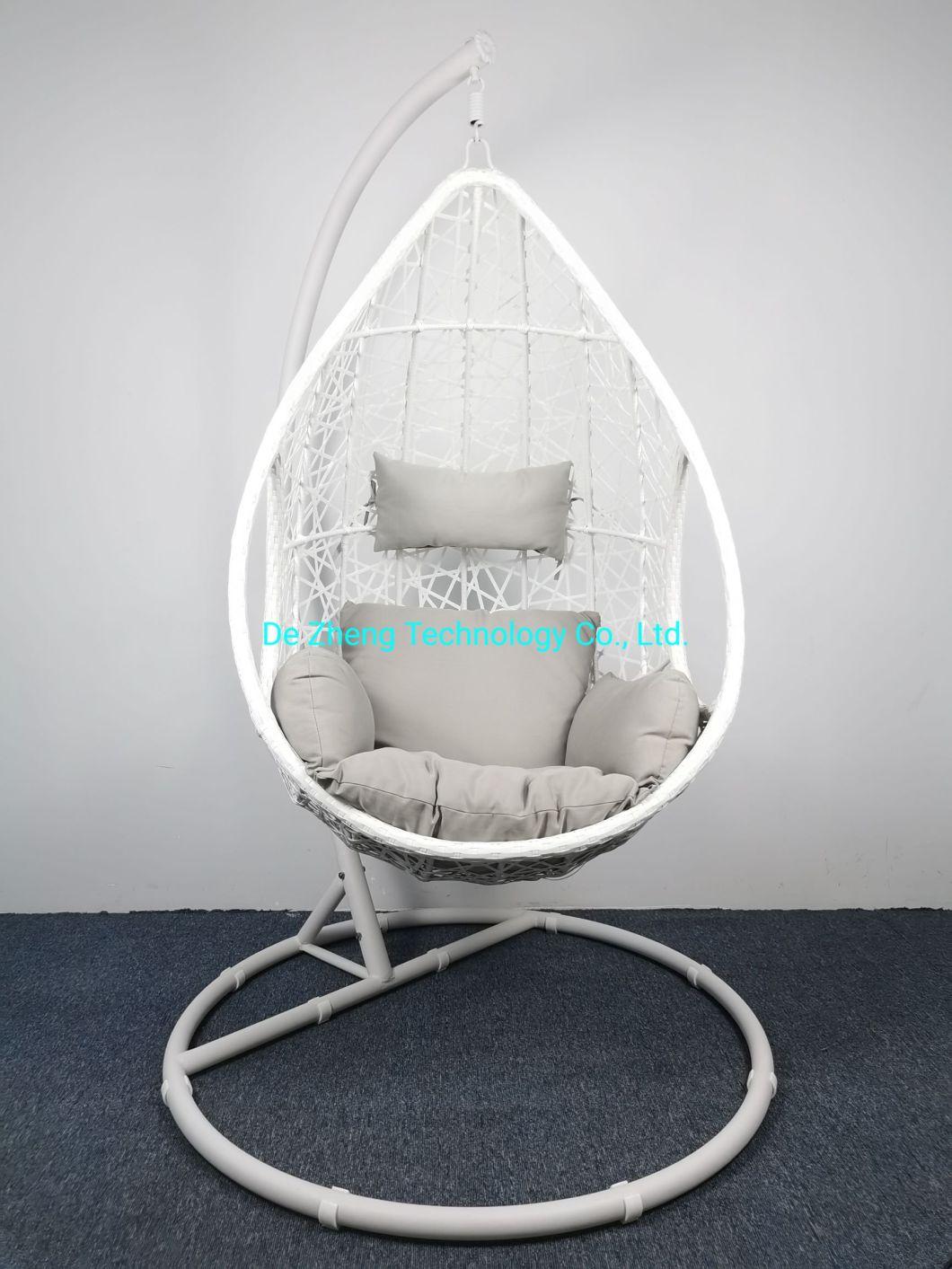 Durable Outdoor Rattan Furniture Wicker Single Swing Hanging Chair