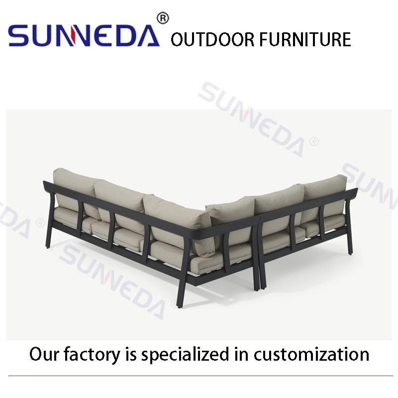 Aluminium Frame Outdoor Sofa and Table Covers Cushion Love Seat