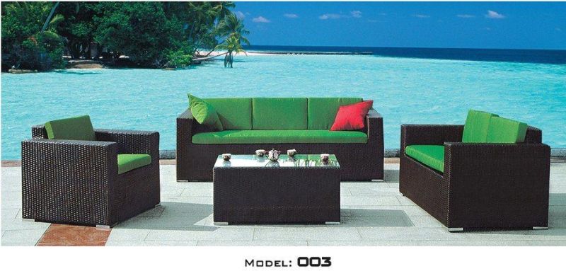 Outdoor Furniture Premier Rattan Sofa Set Aluminum Table Sofa Chair