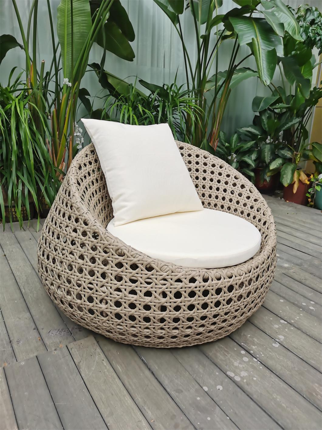 New Style Rattan Outdoor Patio Garden Outdoor Rattan Round Furniture Sofa